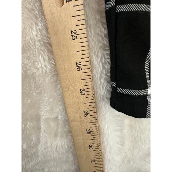 Hot Topic Black White Windowpane Pants L Punk Goth Office - Picture 7 of 10